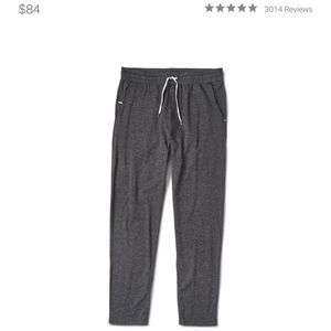 Vuori Men’s Ponto Performance Pant - charcoal Heather, Medium